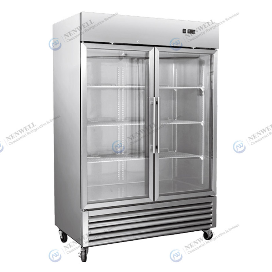stainless steel commercial freezer